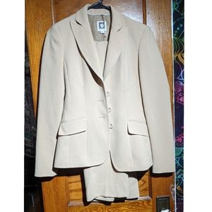 Anne Klein Classic Tan Suit